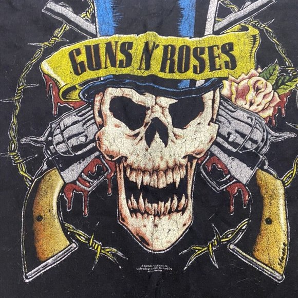 Guns N Roses Rock band Reprint Tee shirt Men’s Short Sleeve Size Small - Picture 3 of 5